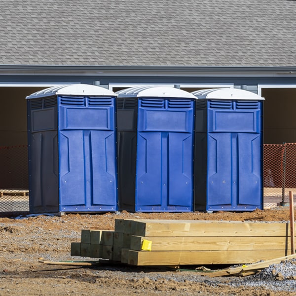 what is the maximum capacity for a single portable restroom in Crumrod